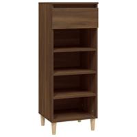 VidaXL Schoenenkast 40x36x105 cm bewerkt hout bruin eikenkleur - thumbnail