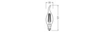 OSRAM HOMELIGHTING 4099854468810 LED-lamp Energielabel D (A - G) E14 3.4 W Warmwit (Ø x h) 35.00 mm x 35.00 mm 1 stuk(s) - thumbnail