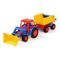 Cavallino basics tractor met shovel en trailer - thumbnail