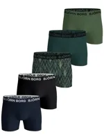 Bjorn Borg 5-Pack jongens boxershorts - Cotton Stretch - 116 - Groen - Onderbroek - Ondergoed - 116 - Onderbroek - Ondergoed - 116 - Onderbroek - - thumbnail