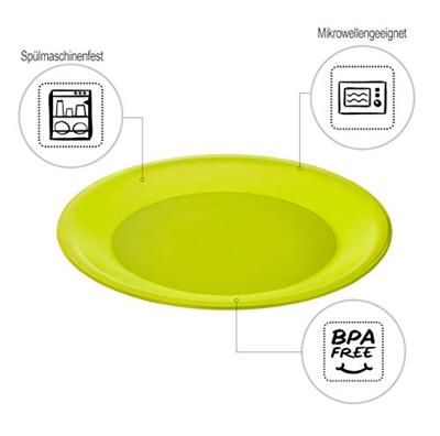 Rotho Caruba Plat Bord 26 cm Limoengroen