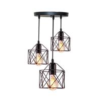 Homestyle Pro mk019-b industriële hanglampen zwart/metaal - thumbnail