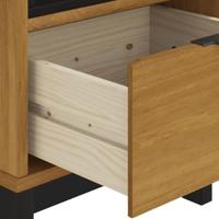 Bijzettafel FLAM 50x50x50 cm massief grenenhout - thumbnail