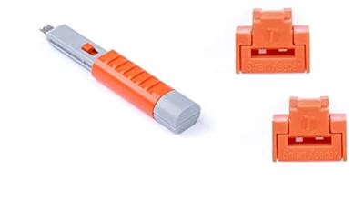 Smartkeeper NL03PKOR RJ45 LAN-poortslot Set van 10 stuks Oranje Incl. 1 sleutel - thumbnail