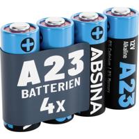 Absina Speciale batterij 23A Alkaline 12 V 55 4 stuk(s) - thumbnail