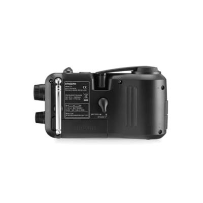 Sangean MMR-77 Outdoorradio VHF (FM), Middengolf Noodradio Handslinger, Spatwaterbestendig, Zaklamp, Oplaadbaar Zwart Sangean MMR-77 Outdoorradio VHF (FM), Middengolf Noodradio Handslinger, Spatwaterbestendig, Zaklamp, Oplaadbaar Zwart