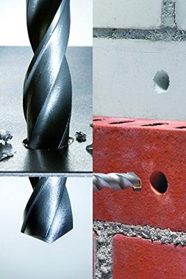 kwb 420200 Universeel boorassortiment 9-delig Metaal, Steen, Beton, Metselwerk, Baksteen, Hout 3 mm, 4 mm, 5 mm, 6 mm, 8 mm
