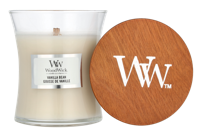 WoodWick vanilla bean mini candle - thumbnail