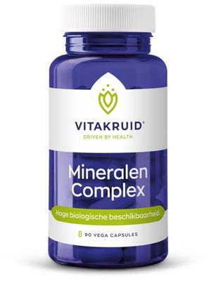 Vitakruid Mineralen Complex met 12 verschillende mineralen 90 Vegetarische capsules