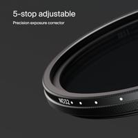 Urth 37mm ND2 32 (1 5 Stop) Variable ND Lens Filter (Plus+) - thumbnail