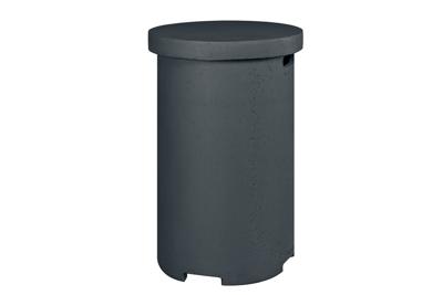 Cocoon enclosure bijzettafel rond antraciet