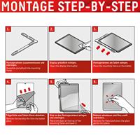 DISPLEX Tablet Glass 01754 Screenprotector (glas) Apple iPad 10.9 (10. Gen, 2022) 1 stuk(s) Anti-vingerafdruk, Krasvast - thumbnail