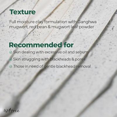 Isntree Mugwort Calming Clay Mask 100 ml Masker
