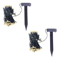 VidaXL Lichtslingers solar led warmwit 2 st - thumbnail
