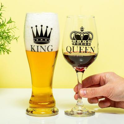King & Queen glazenset King & Queen glazenset