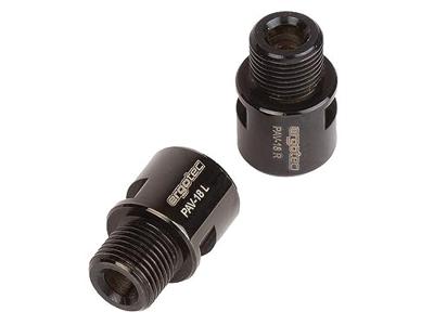 Ergotec Pedaal asverlenger 9/16" - rvs zwart Ergotec Pedaal asverlenger 9/16" - rvs zwart