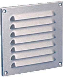 Nedco schoepenrooster rvs 160 x 160 mm