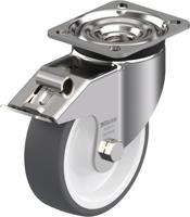 Blickle LKX-POTH 125XK-1-FI Zwenkwiel met rem Wieldiameter: 125 mm Draagvermogen (max.): 350 kg 1 stuk(s) - thumbnail