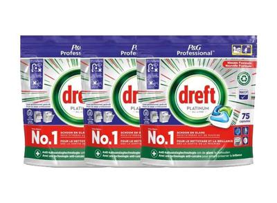 Dreft Platinum regular vaatwastabletten - 225 stuks