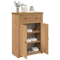 Schoenenkast Panama 80x40x114 cm massief grenenhout - thumbnail