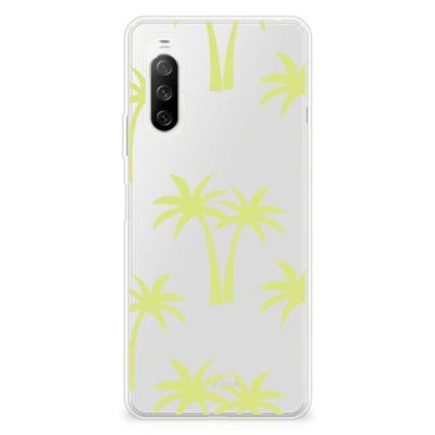 Sony Xperia 10 III | TPU Case | Palmtrees