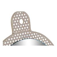 Wandspiegel DKD Home Decor Wit Roze 22 x 1,5 x 40 cm (2 Stuks) - thumbnail