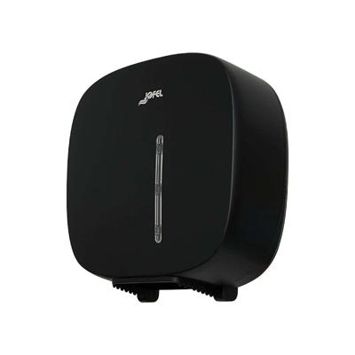 Jofel Jofel Timeless jumbo toiletrolhouder kunststof - zwart Jofel Jofel Timeless jumbo toiletrolhouder kunststof - zwart