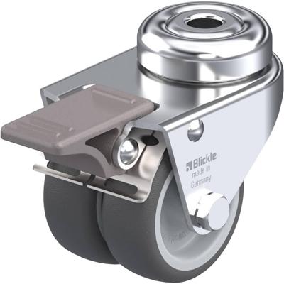 Blickle LMDA-PATH 50G-FI Dubbel zwenkwiel Wieldiameter: 50 mm Draagvermogen (max.): 80 kg 1 stuk(s)