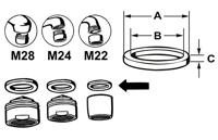 Cornat Dichting Perlator M22X1 (4St) - TEC380115 - thumbnail