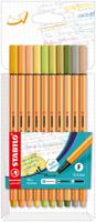 Stabilo point 88 fineliners, 10st. - thumbnail
