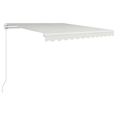 vidaXL Luifel handmatig uittrekbaar 300x250 cm crème vidaXL Luifel handmatig uittrekbaar 300x250 cm crème
