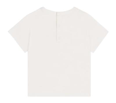Baby T-shirt met korte mouwen PETIT BATEAU wit