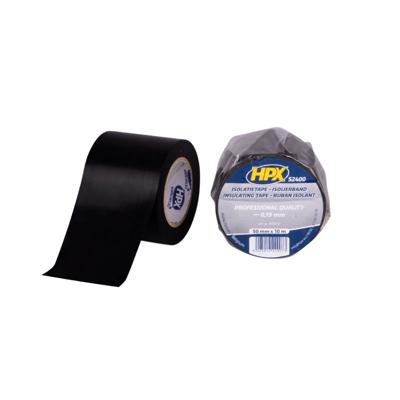 PVC isolatietape HPX 50 mm x 10 meter - zwart