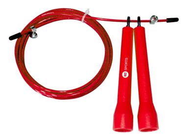 RS Sports speedrope pro l staal l 300 cm l rood RS Sports speedrope pro l staal l 300 cm l rood