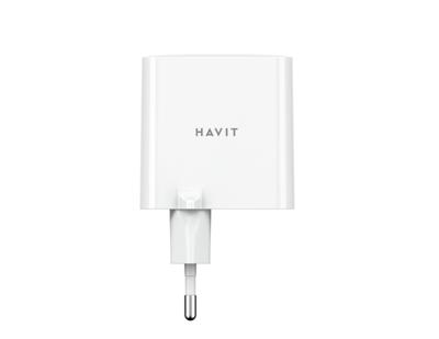Havit UC45 EU - GaN 45 W reislader met dubbele poort, zwart - thumbnail