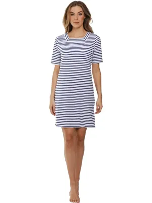 Dames nachthemd korte mouw - Blue ocean - 40 - Blauw - 40 - 40 - 40 - 40 - 40 - 40 - 40 - 40 - 40 - 40 - 40 - 40 - 40 - 40 - 40 - 40