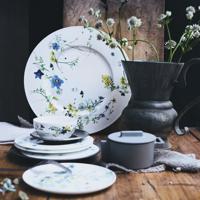 ROSENTHAL - Brillance Fleurs des Alpes - Plaatsbord 33cm met Rand - thumbnail