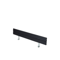 Rugleuning Picknicktafel Zigma Zwart - thumbnail