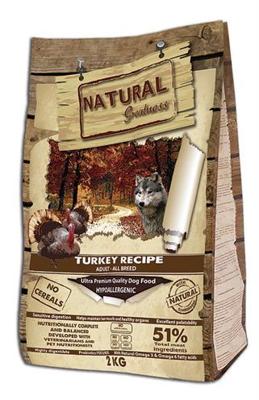 Natural Greatness Kalkoenrecept | Ultra Premium Kwaliteit | droogvoer voor honden 2 kg