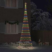 LED Kerstboom Multikleur 138.5 x 138.5 x 399 cm Metaal - thumbnail