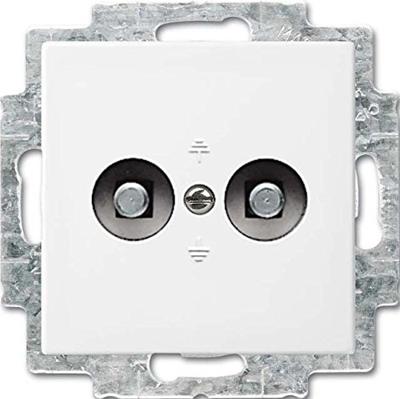 Busch-Jaeger 2095 UC-914 Potentiaalvereffening stopcontact Inzetstuk 2-voudig Busch-balance SI Alpine-wit 1 stuk(s)