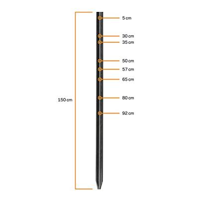 Gallagher Eco paal 150x7cm (4) - 009527 009527 - thumbnail