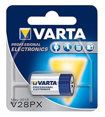 Varta Silver-Oxide Battery 4SR44 | 6.2 V DC | 145 mAh | Grijs / Zilver | 1 stuks - VARTA-V28PX VARTA-V28PX Varta Silver-Oxide Battery 4SR44 | 6.2 V DC | 145 mAh | Grijs / Zilver | 1 stuks - VARTA-V28PX VARTA-V28PX