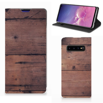 Samsung Galaxy S10 Book | Wallet Case | Old Wood Samsung Galaxy S10 Book | Wallet Case | Old Wood