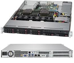 Supermicro SuperServer 1029P-WT Intel® C621 LGA 3647 Rack (1U) zwart - Server Barebone (Intel® C621, LGA 3647, Intel, 10,4 GT/s, Intel® DDR4-SDRAM)