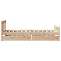 Bedframe zonder matras massief grenenhout 90x190 cm - thumbnail
