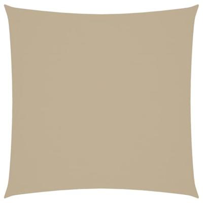 VidaXL Zonnescherm vierkant 3,6x3,6 m oxford stof beige