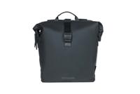 Basil soho dubbele fietstas nordlicht - waterdicht, pu, rolltopsluiting, geschikt voor mik, 41 ltr, night zwart - thumbnail