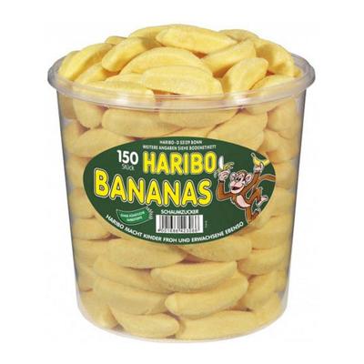 Haribo schuim bananen gesuikerd (150 stuks)