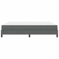 Boxspring bed Anders Donkergrijs 180 x 200 cm Stof - thumbnail